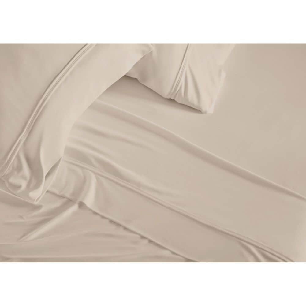 Bedgear Dri-Tec 4-Piece Split Head King Sheet Set in Medium Beige, , large