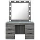 Modern Market Lexi Vanity Set with Stool in Grey, , large