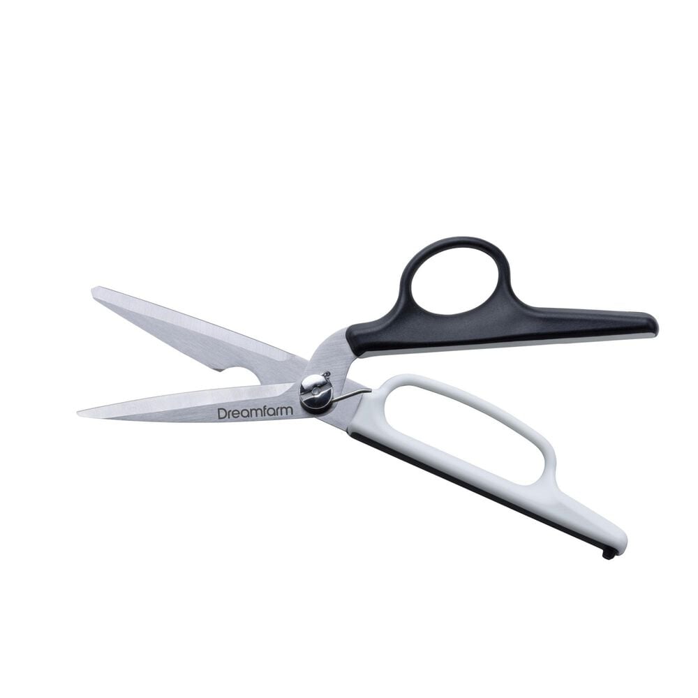 Dreamfarm 2-in-1 Bishears Scissors in Black, White and Stainless Steel, , large