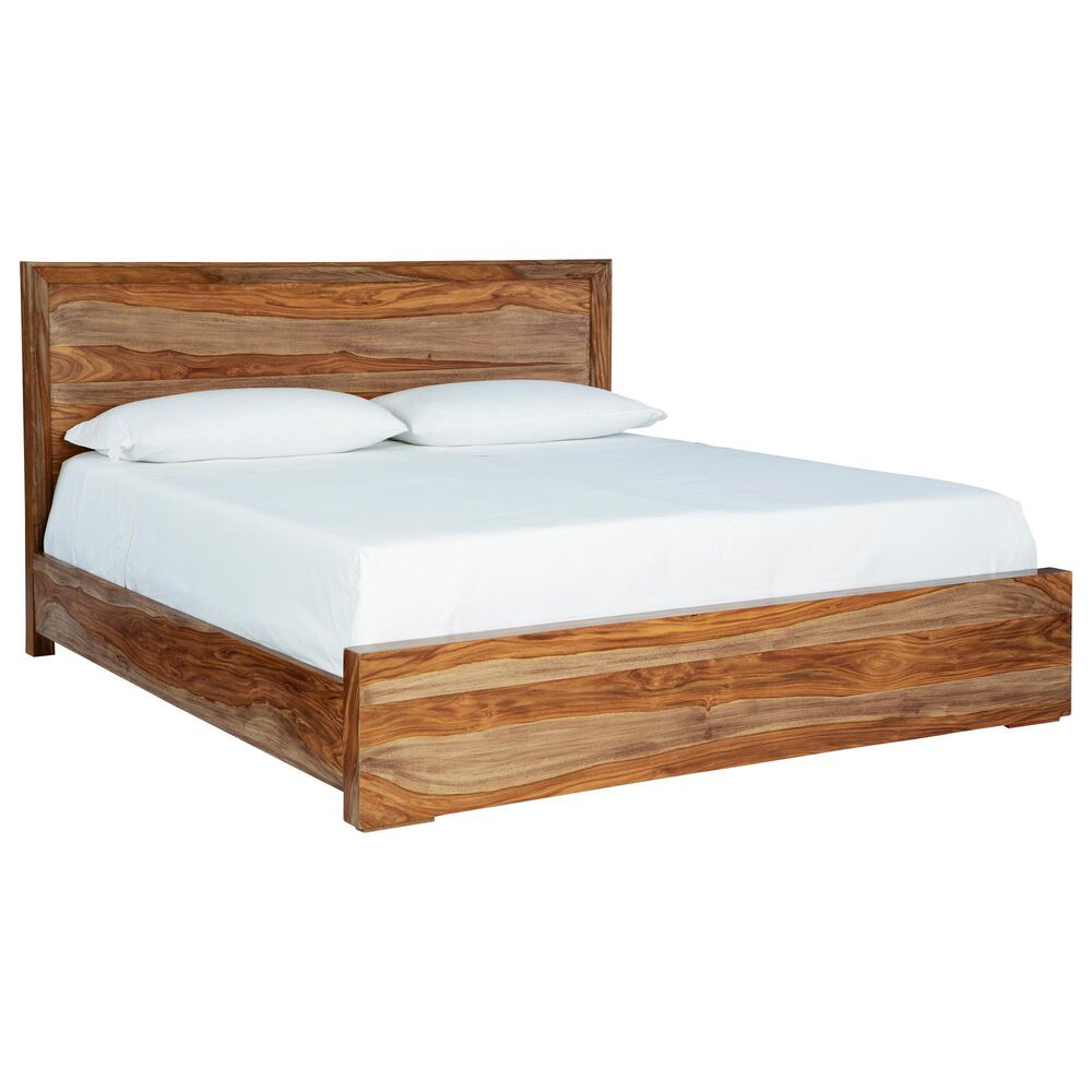 Millenium Dressonni 3-Piece Queen Panel Bed with 2 Nightstands Set in Brown, , large