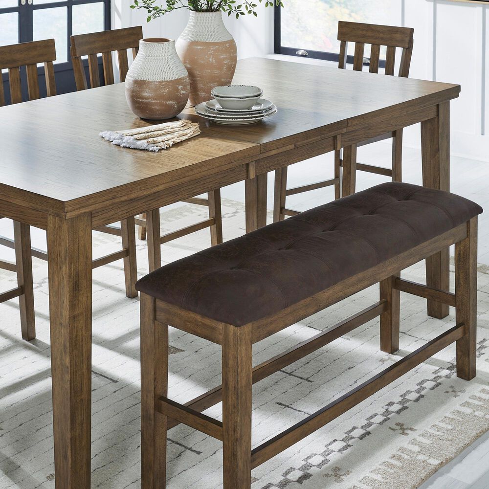 Ashley Urbinforte Counter Height Table in Light Brown - Table Only, , large