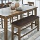 Ashley Urbinforte Counter Height Table in Light Brown - Table Only, , large