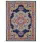 Amerr Boho 2" x 3" Navy and Pink Area Rug, , large