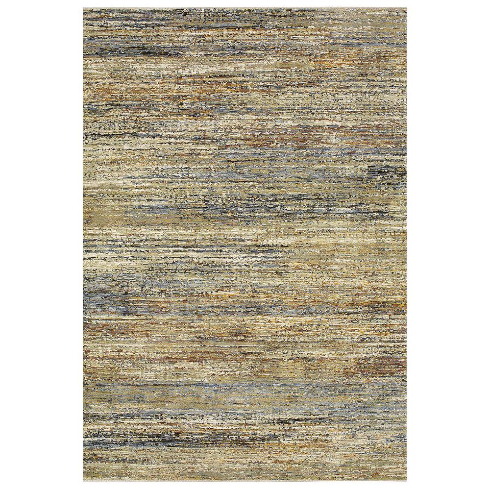 Oriental Weavers Atlas 8037J 8"6" x 11"7" Tan Area Rug, , large