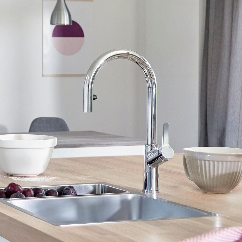 Blanco Urbena 1.5 GPM Pull-Down Kitchen Faucet in Chrome, , large