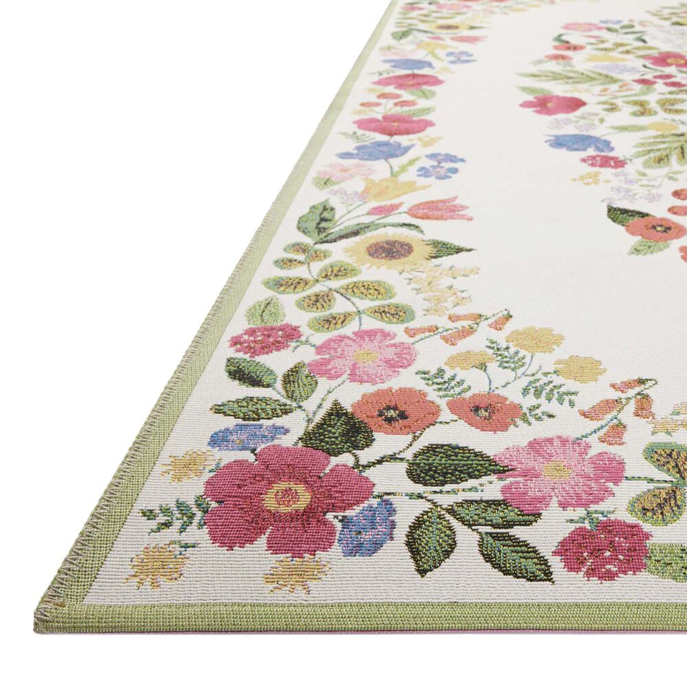Rifle Paper Co Perennial Blossom 2&#39;5&quot; x 3&#39;11&quot; Cream Area Rug, , large