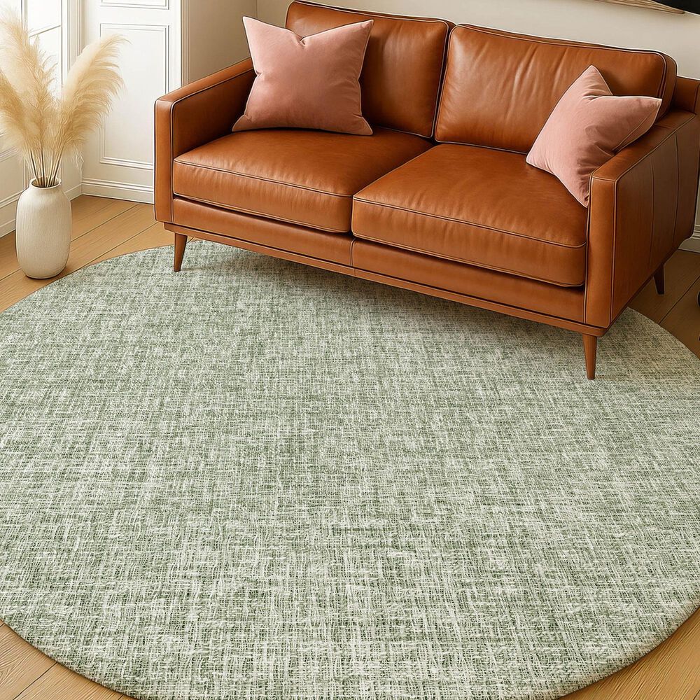 Dalyn Rug Company Voyage VY1 Fern 8' Round Area Rug, , large