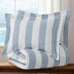 Levtex Cabana Woven 3-Piece King Comforter Set in Coastal Blue and Crisp White, , large