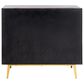 Safavieh Katia 3 Drawer Chest in Walnut/Gold, , large