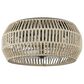 Golden Lighting Seabrooke Outdoor Flush Mount in Natural Black, , large