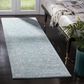 Safavieh Evoke EVK270D 2"2" x 5" Light Blue and Ivory Runner, , large