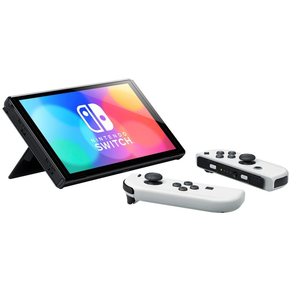 Nintendo Switch &#40;OLED&#41; with White Joy-Con, , large