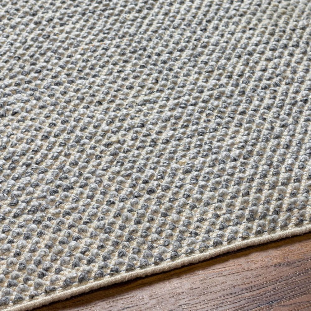 Surya Reika Cream, Light Slate and Medium Gray 10&#39; x 14&#39; Indoor/Outdoor Area Rug, , large