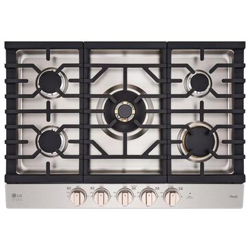 LG Studio Studio 30" Gas Cooktop with EasyClean in Essence White, , large