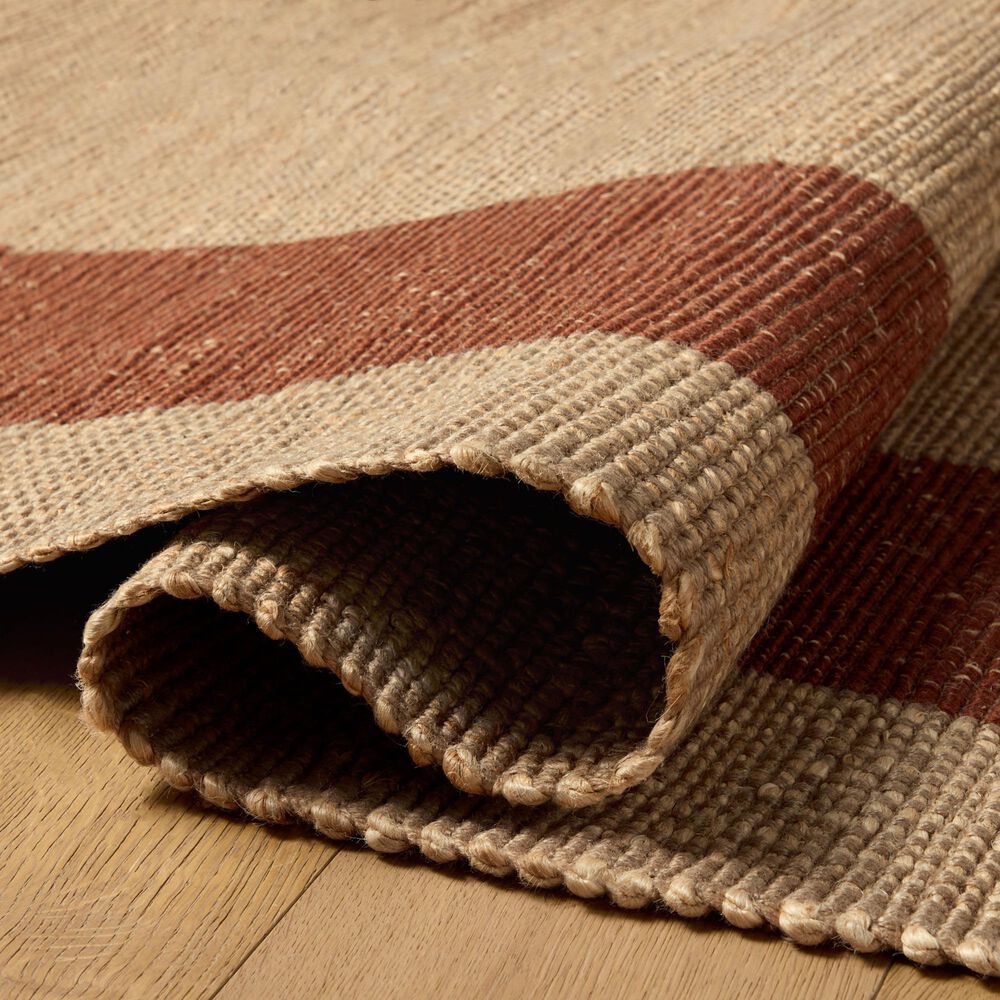 Loloi Weatherstaff Natural and Brick 2'6" x 9'9" Runner, , large
