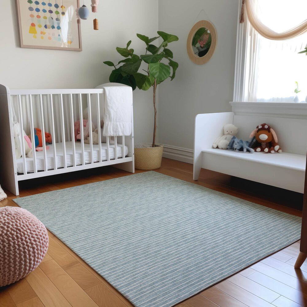 Dalyn Rug Company Laidley 8&#39; x 10&#39; Sky Blue Indoor/Outdoor Area Rug, , large