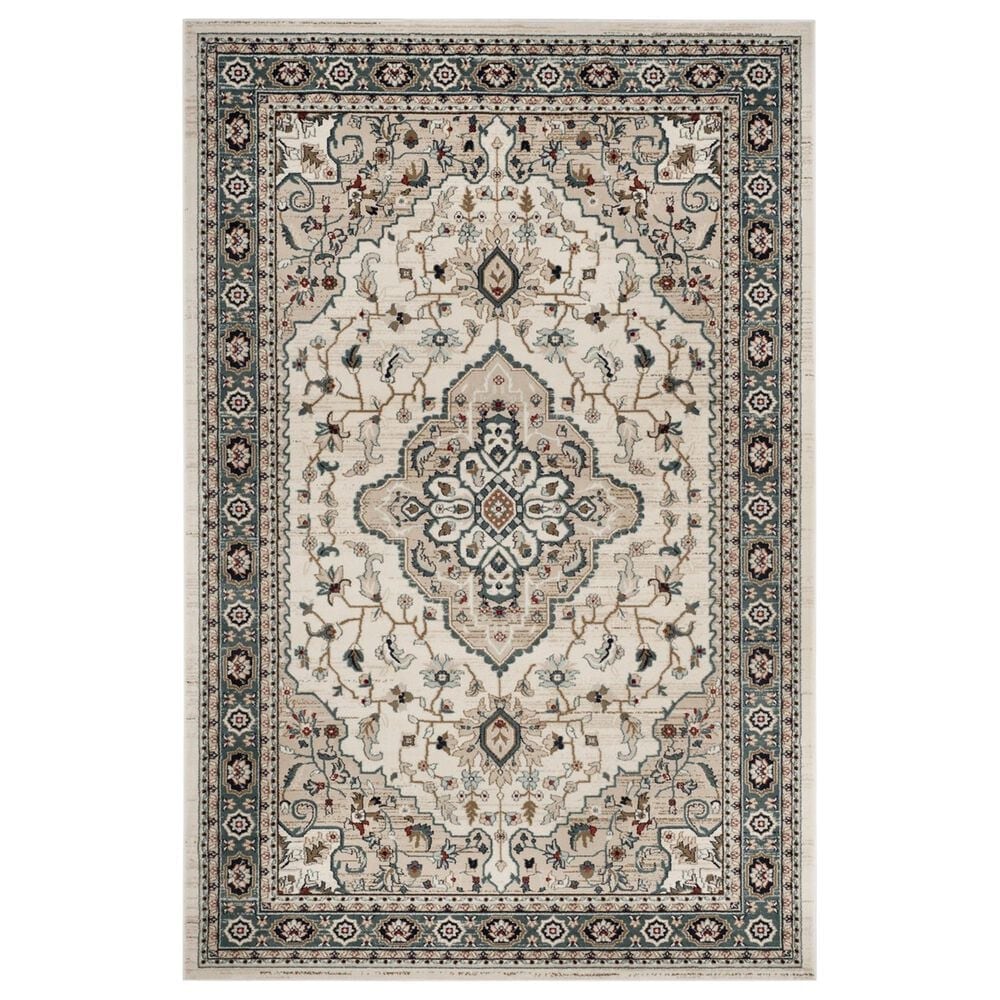 Safavieh Lyndhurst 8" x 10" Cream and Beige Area Rug, , large