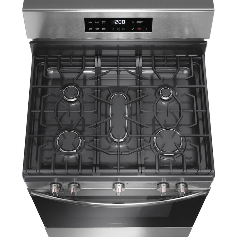 Frigidaire 30&quot; Freestanding Natural Gas Range in Stainless Steel, , large