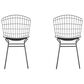 Dayton Madeline 2-Piece Chair with Seat Cushion Set in Charcoal Grey/Black, , large