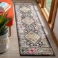 Safavieh Madison MAD418Z 2"2" x 10" Black and Yellow Runner, , large