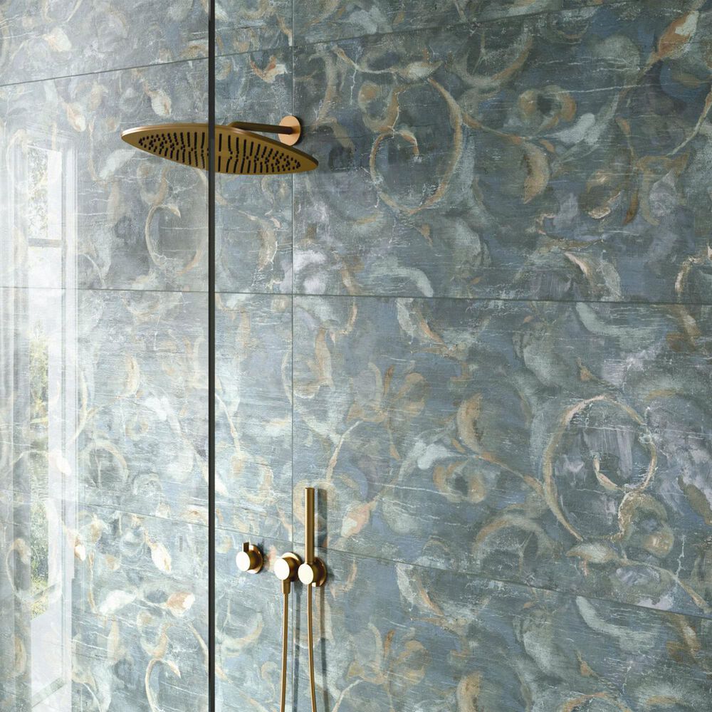 Emser Unified Tapiz Aqua 24" x 47" Glazed Porcelain Tile, , large