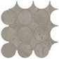Dal-Tile Rekindle Medium Grey 13.5" x 13.5" Canvas Dot Porcelain Mosaic Sheet, , large