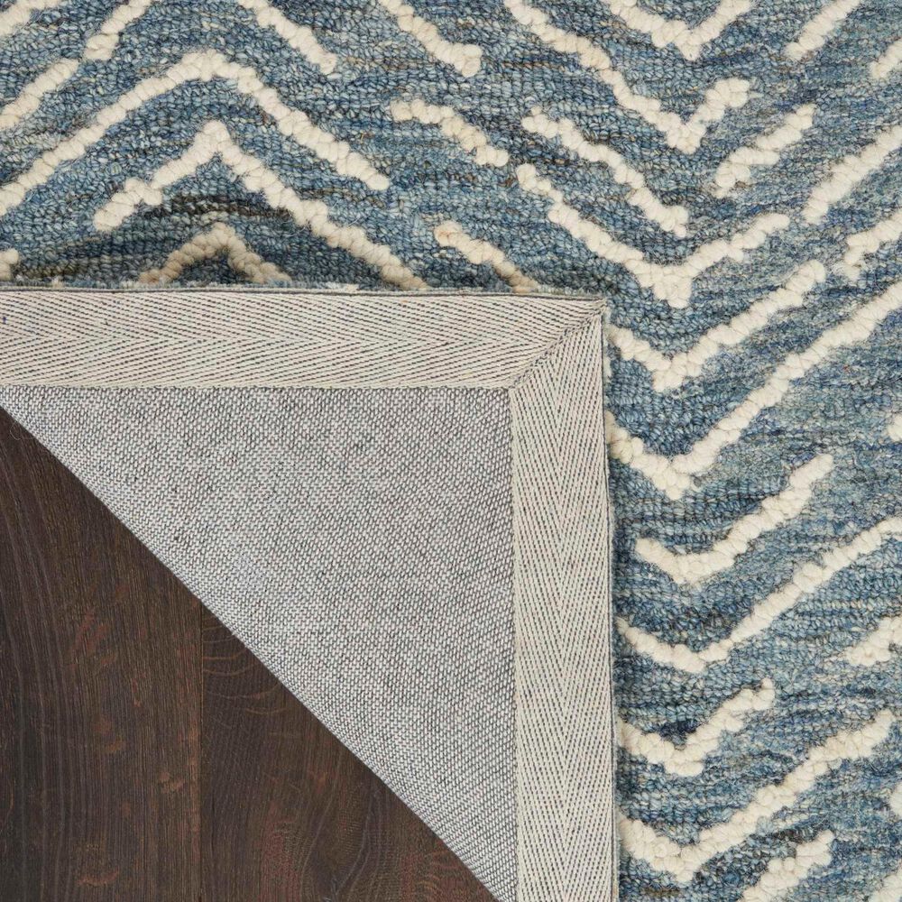 Nourison Colorado 3&#39;9&quot; x 5&#39;9&quot; Indigo and Ivory Area Rug, , large