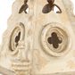 Maple and Jade 55" Vintage Lantern in Distressed White, , large