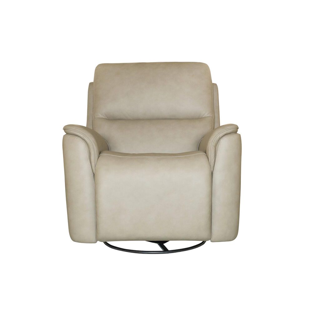 Flexsteel Henry Power Swivel Glider Recliner in Beige, , large