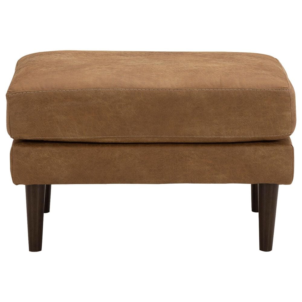 Ashley Telora Chair and Ottoman in Caramel, , large