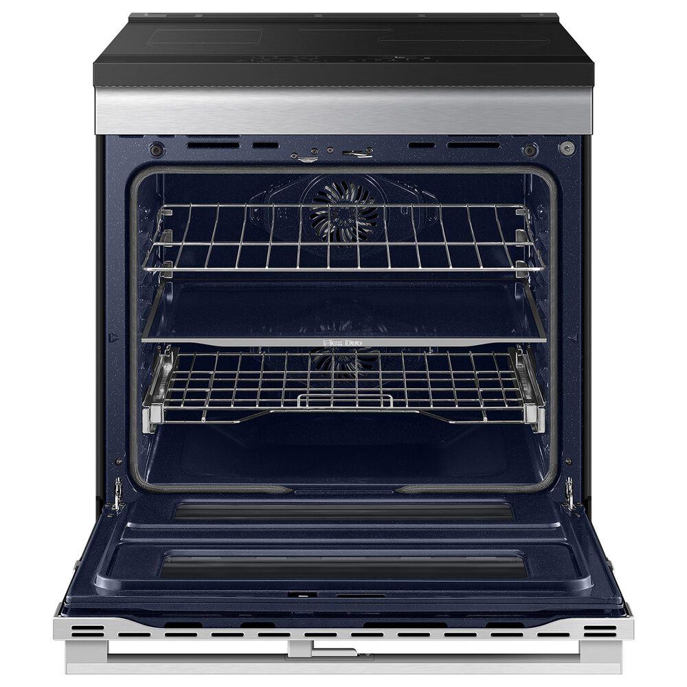 Samsung Bespoke Bespoke 6.3 Cu. Ft. Smart Slide-In Induction Range with Flex Duo in Stainless Steel, , large