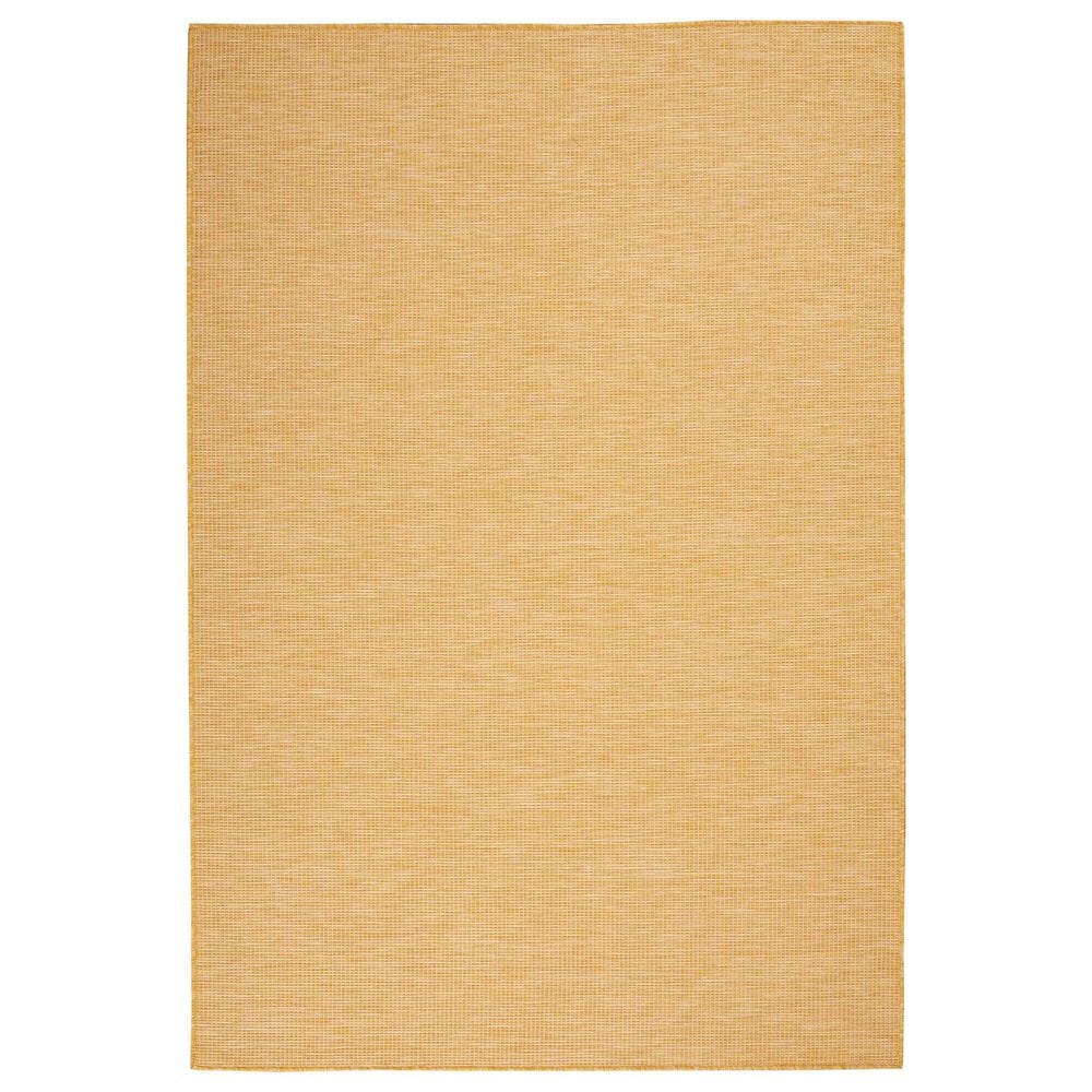 Nourison Positano 10" x 14" Yellow Indoor/Outdoor Area Rug, , large