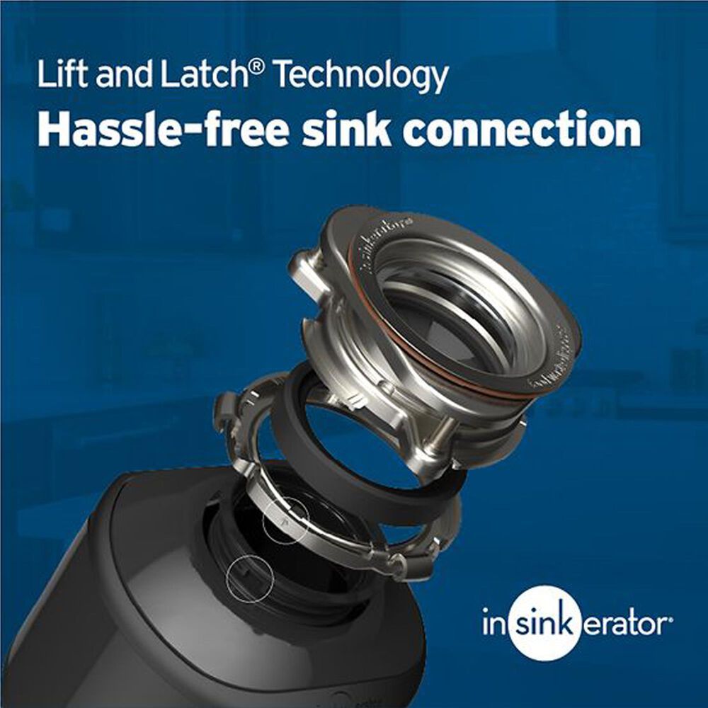 InSinkerator Badger 5XP 3/4 HP Garbage Disposal with Cord in Waterborne Gray Enamel, , large