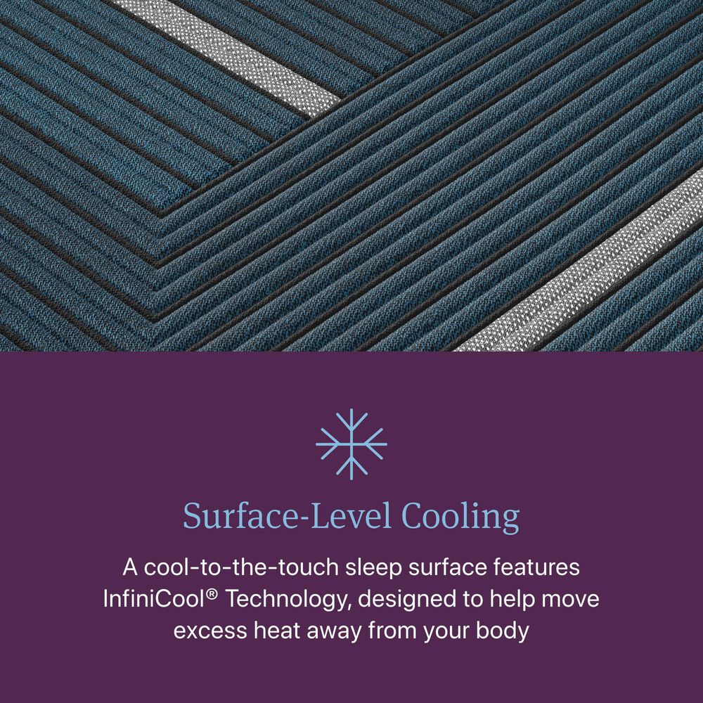 Beautyrest World Class Level Four Hybrid Firm Full Mattress, , large