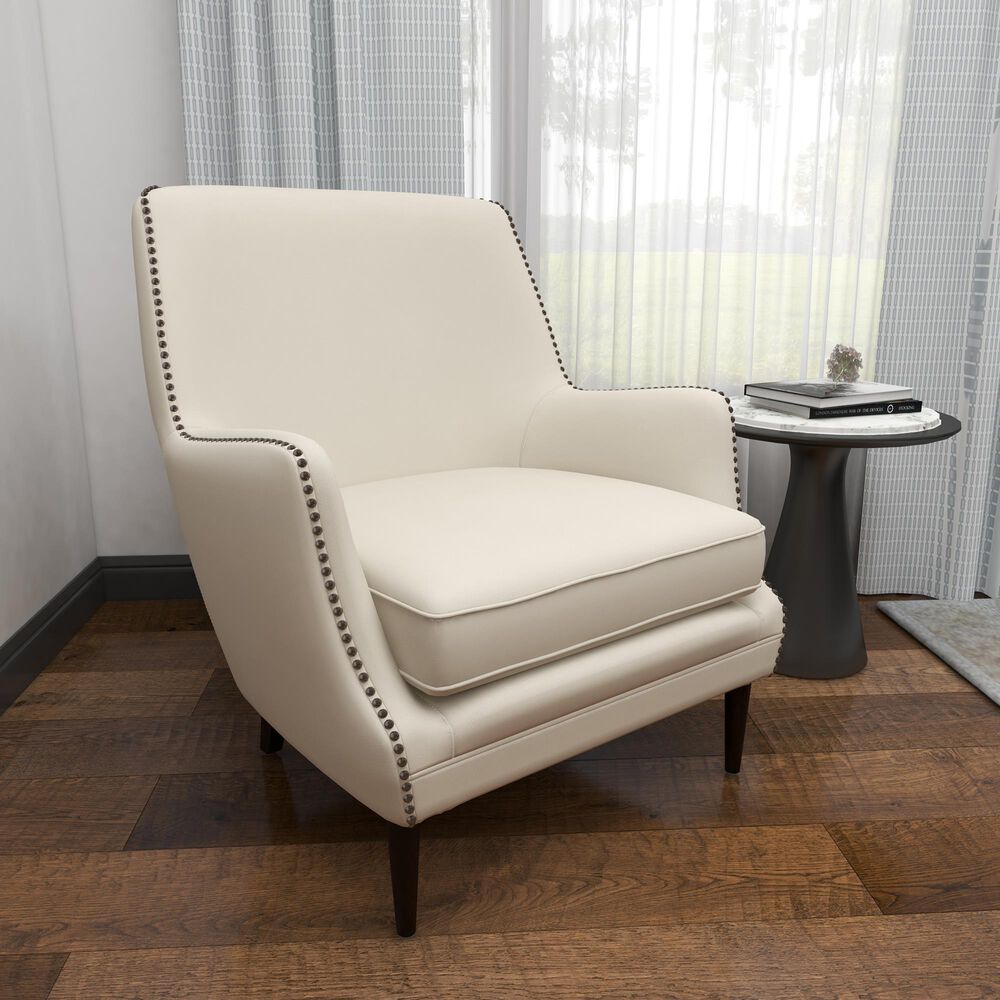Maple and Jade Accent Chair in Beige, , large