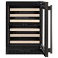 KitchenAid 24" Undercounter Wine Cellar with Full-Extension Wood-Front Racks and Right Hinge in Black Ore, , large