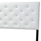 Baxton Studio Viviana Full Upholstered Headboard in White, , large