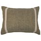 Pom Pom At Home Rory 28" x 36" Big Pillow with Insert in Moss and Flax, , large