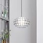 Creative Coop Ollie 1-Light Ceiling Light with White and Black Shade, , large