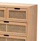 Baxton Studio Alina 4-Drawer Accent Storage Cabinet in Medium Oak, , large