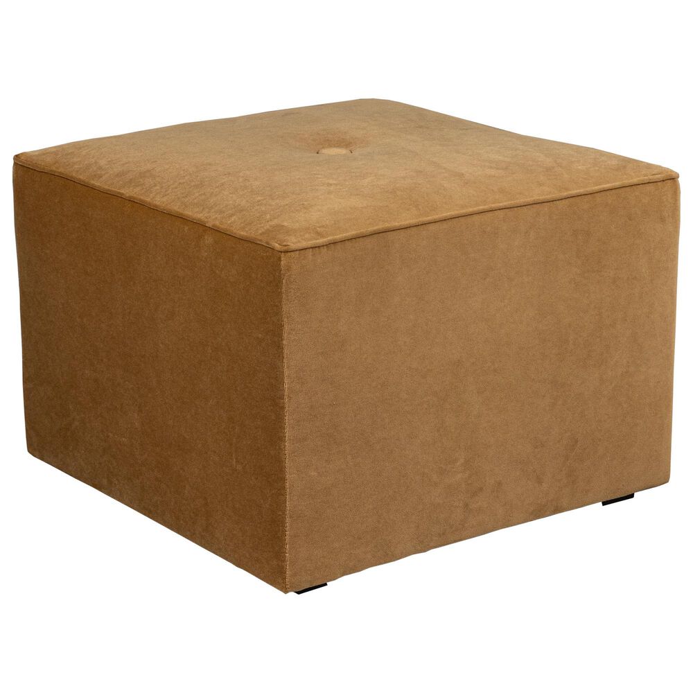 Huntington House Ottoman in Gold, , large
