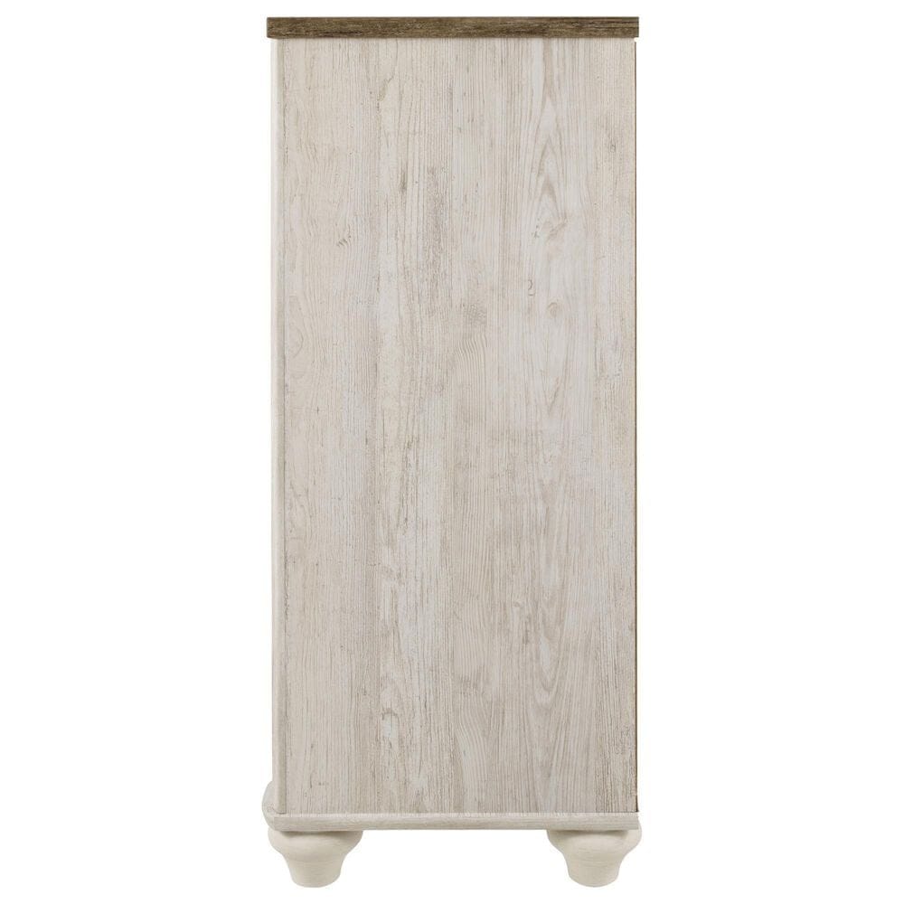 Ashley Willowton 4-Piece King Bedroom Set in Whitewash, , large