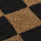 Momeni Erin Gates Park PAR-3 1"6" x 2"6" Black Door Mat, , large