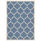 Safavieh Courtyard Indoor/Outdoor CY6914-243-4 4" x 5"7" Blue/Beige Area Rug, , large