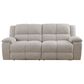 Simeon Collection Buster Manual Dual Reclining Sofa in Opal Taupe Velvet, , large