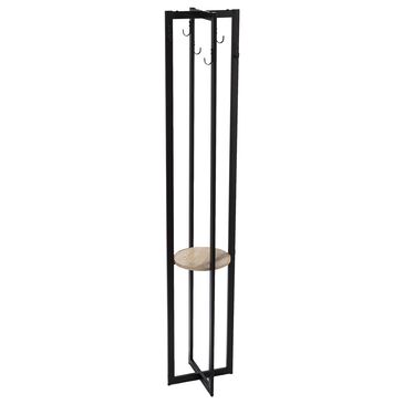 Southern Enterprises Meltonby Coat Rack in Black/Natural, , large