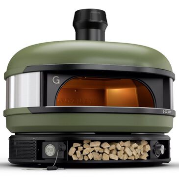Gozney Dome Dual Fuel Outdoor Pizza Oven with Natural Gas in Olive, , large