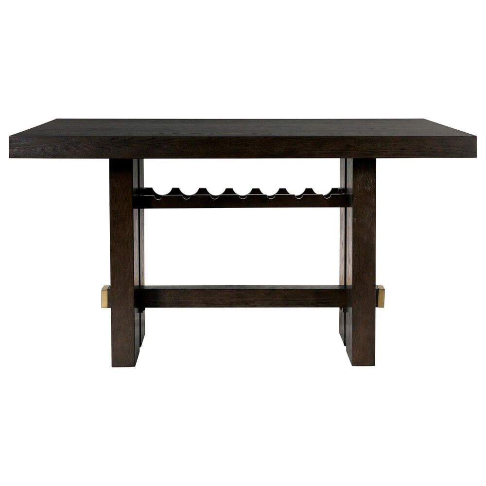 Millenium Burkhaus Rectangular Counter Dining Table in Brown Oak - Table Only, , large