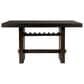 Millenium Burkhaus Rectangular Counter Dining Table in Brown Oak - Table Only, , large