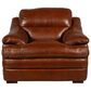 Superb Leather Leather Accent Chair in Berlin Chestnut, , large